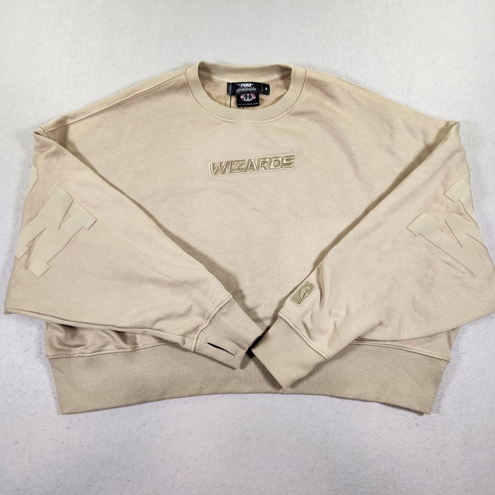 Women's Pro Standard Washington Wizards Cropped Brown Pullover Size Small NWT